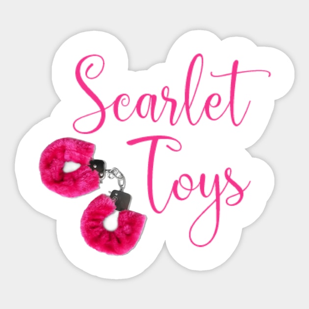 Scarlet Toys by S.M. Shade Sticker by authorsmshade